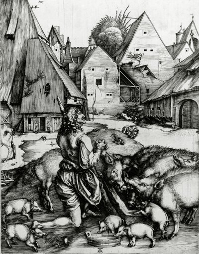 The Prodigal Son, 1496 by Albrecht Dürer
